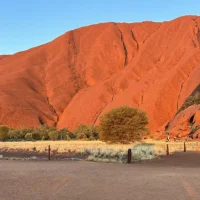 Where is Uluru located for kids