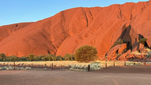 Where is Uluru located for kids